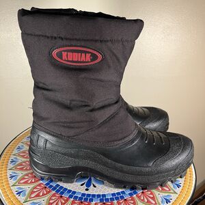 Kodiak Men’s Sz 11 Black Winter Snow Boots Thinsulate Insulated Made in Canada